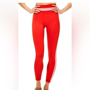 Splits59 Leggings pink/red size small